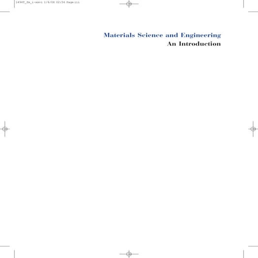 Materials Engineering concise notes cheatsheet | PDF