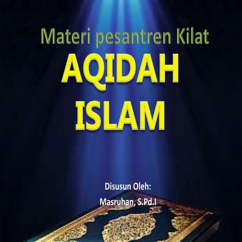 MATERI PESANTREN KILAT RAMADHAN  AQIDAH ISLAM.pptx