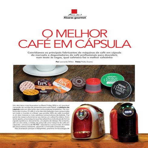 Revista elege as melhores cápsulas de espresso do Brasil