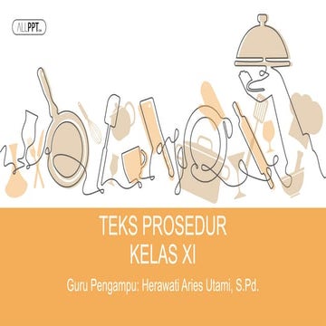 MATERI B.INDO TEKS PROSEDUR XI KURIKULUM MERDEKA