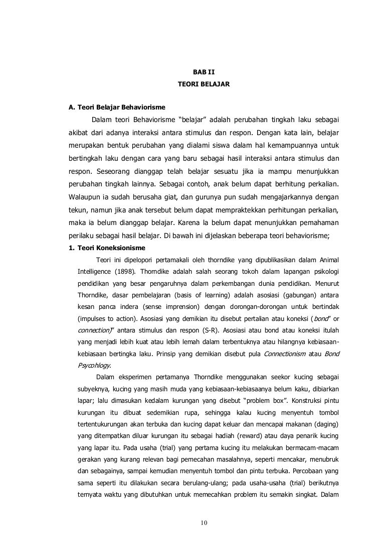 Materi Mata Kuliah Belajar Dan Pembelajaran Oleh Pak La Ode Supardi