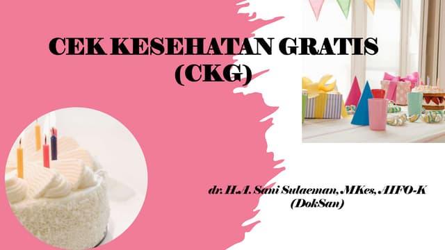 Sosialisasi program pemeriksaan CKG Masyarakat.pptx