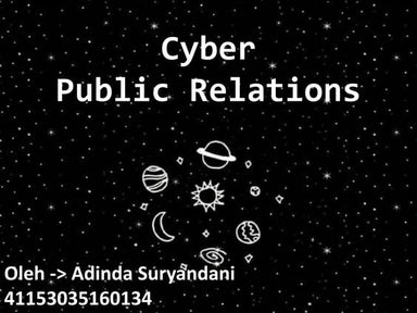Materi Cyber Public Relation 1