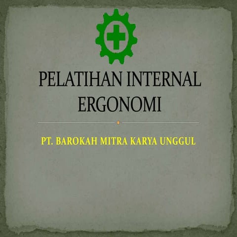 Materi Ergonomi Pptx
