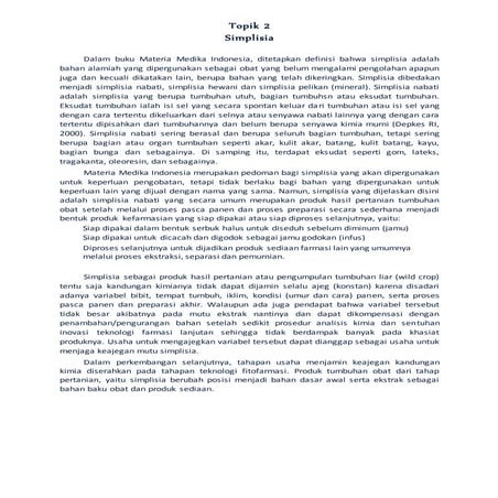 Materi farmakognosi sem genap