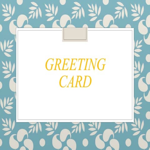 MATERI GREETING CARD KELAS 8.ppt