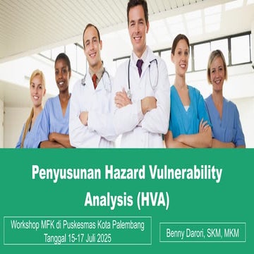HVA.pptx hazard vulnerability assessment | PPTX