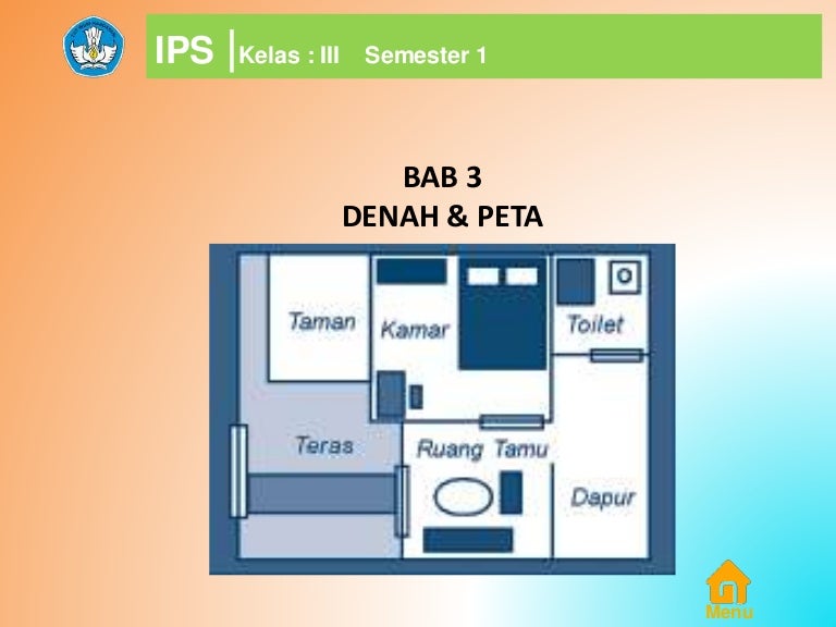 Materi Ips Kelas Iii Semester 1 Bab 3 Denah Amp Peta Ktsp 2006