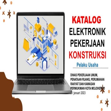 Materi Katalog Elektronik Pekerjaan Konstruksi Penyedia Jasa Narsum