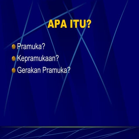 Materi kepramukaan