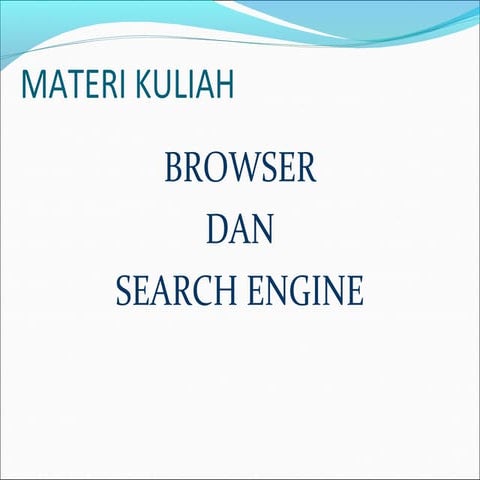Materi kuliah browser