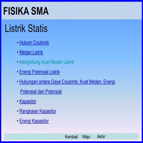 Materi listrik statis