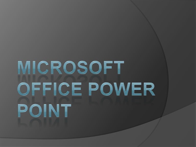 Materi microsoft office power point