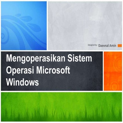 mengoperasikan sistem operasi microsoft windows