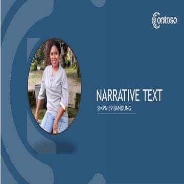 Materi Narative text SEKOLAH menengah pertama
