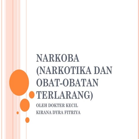 materi narkoba kirana dokter kecil sdn 001.ppt