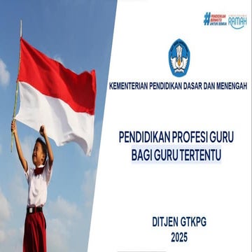 Materi Orientasi PPG Dalam jabatan Guru Tertentu
