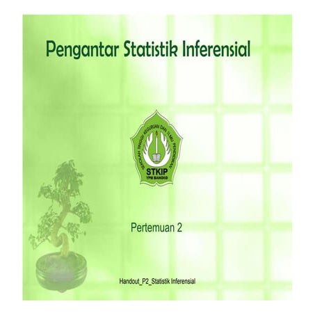 Materi P2_Pengantar Statistik Inferensial
