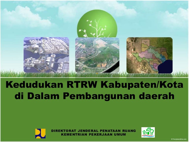 Materi paparan musrenbang dari narasumber dirjen taru