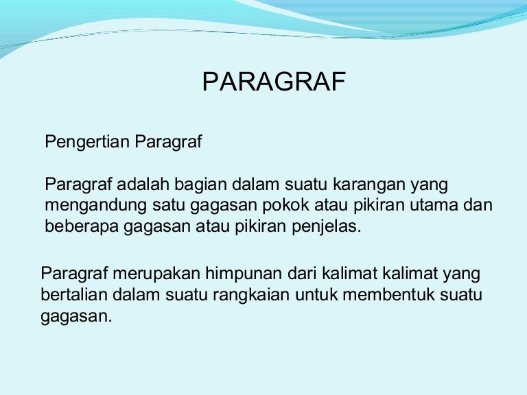 Materi Paragraf