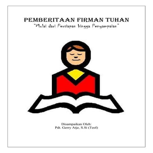 Materi pembinaan khotbah   gkp klasis bogor, book view