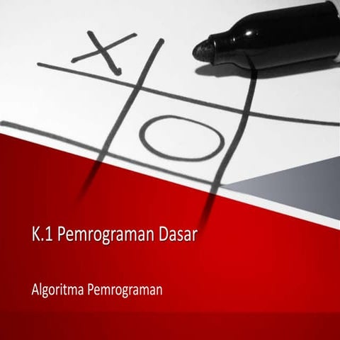 Materi Pemrograman Dasar 1.1 Algoritma Pemrograman.pptx