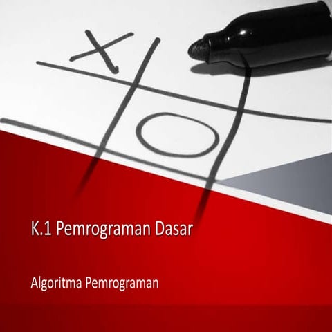 Materi Pemrograman Dasar 1.1 Algoritma Pemrograman.pptx