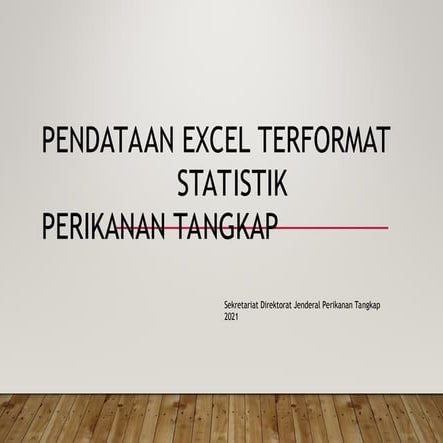 Materi Pendataan satu data Excel Terformat.ppt