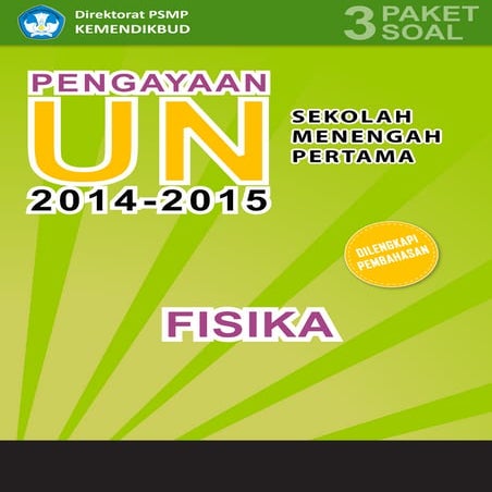 Materi Pengayaan UN IPA Fisika SMP/MTs 2015