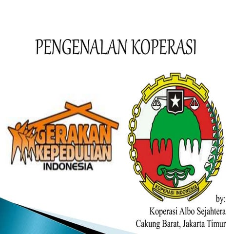 Materi pengenalan koperasi