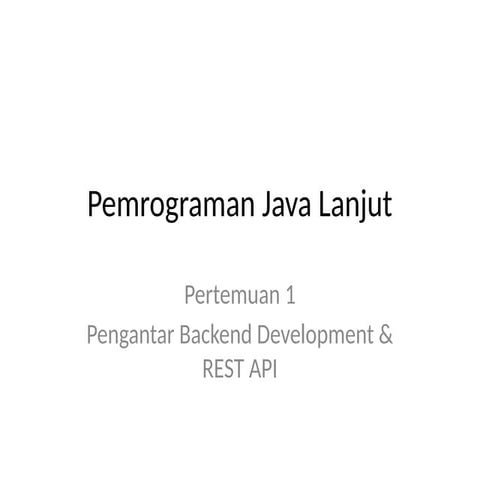 Materi Pertemuan - 1 Pemograman Java Lanjut.pptx