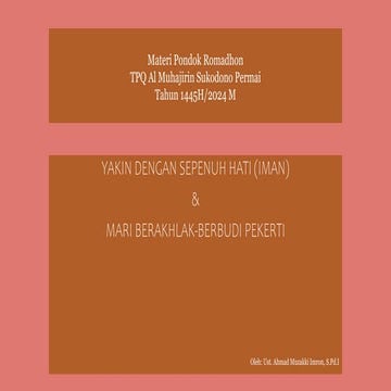 Materi Pondok Romadhon_AKHMAD MUZAKI IMRON.pptx