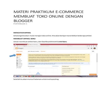 Materi praktikum e commerce v
