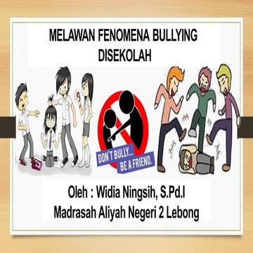 Materi Stop Bullying Di Madrasah Pptx