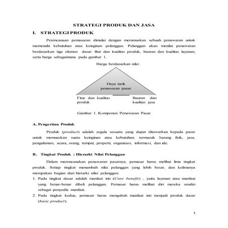 Materi strategi produk & jasa