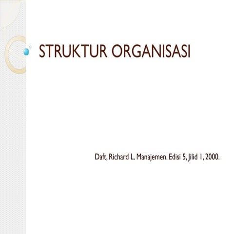 Materi struktur organisasi smt 2
