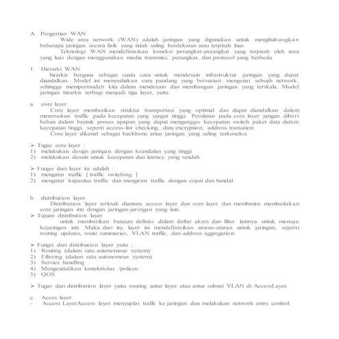 Materi teknologi wan