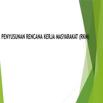 Materi Tentang Penyusunan RKM tentang bisnis dan sebagainya | PPTX