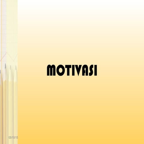 Materi teori motivasi