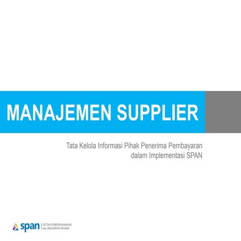 Materi tot supplier