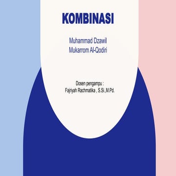 materi pembelajaran matematika kombinasi