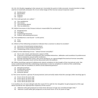 ANOTHERT CHILD AND CARE MATERNAL QUIZ 2ND SEM