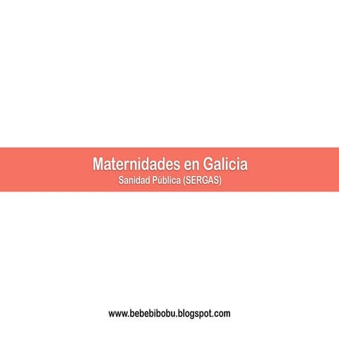 Maternidades en Galicia