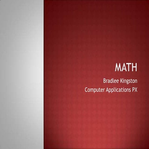 Math | PPT