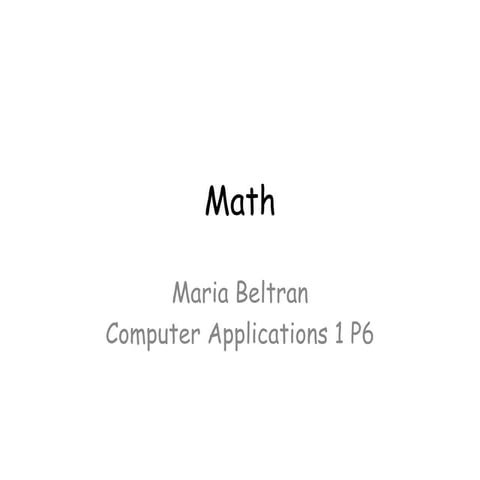 Quannysha math | PPTX