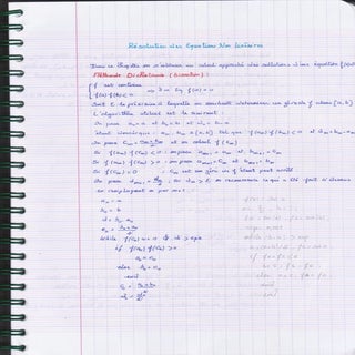 Math Analyse numérique 