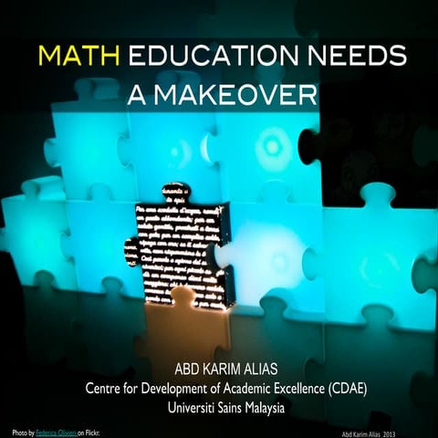 Math Education Needs a Makeover