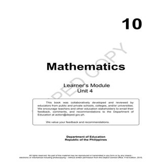 Mathematics 10 Learner’s Material U...