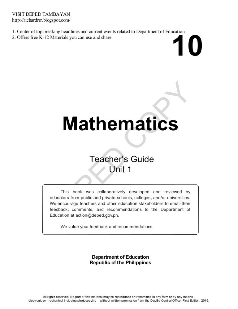 8th Grade Math Formula Chart 2015