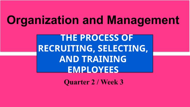 Math 12 ABM Org _ Mgt Q2-he process of recruiting Selecting and Training Empl...